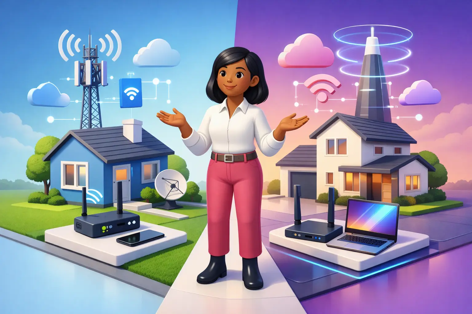 Comparing 4G and 5G Home Broadband