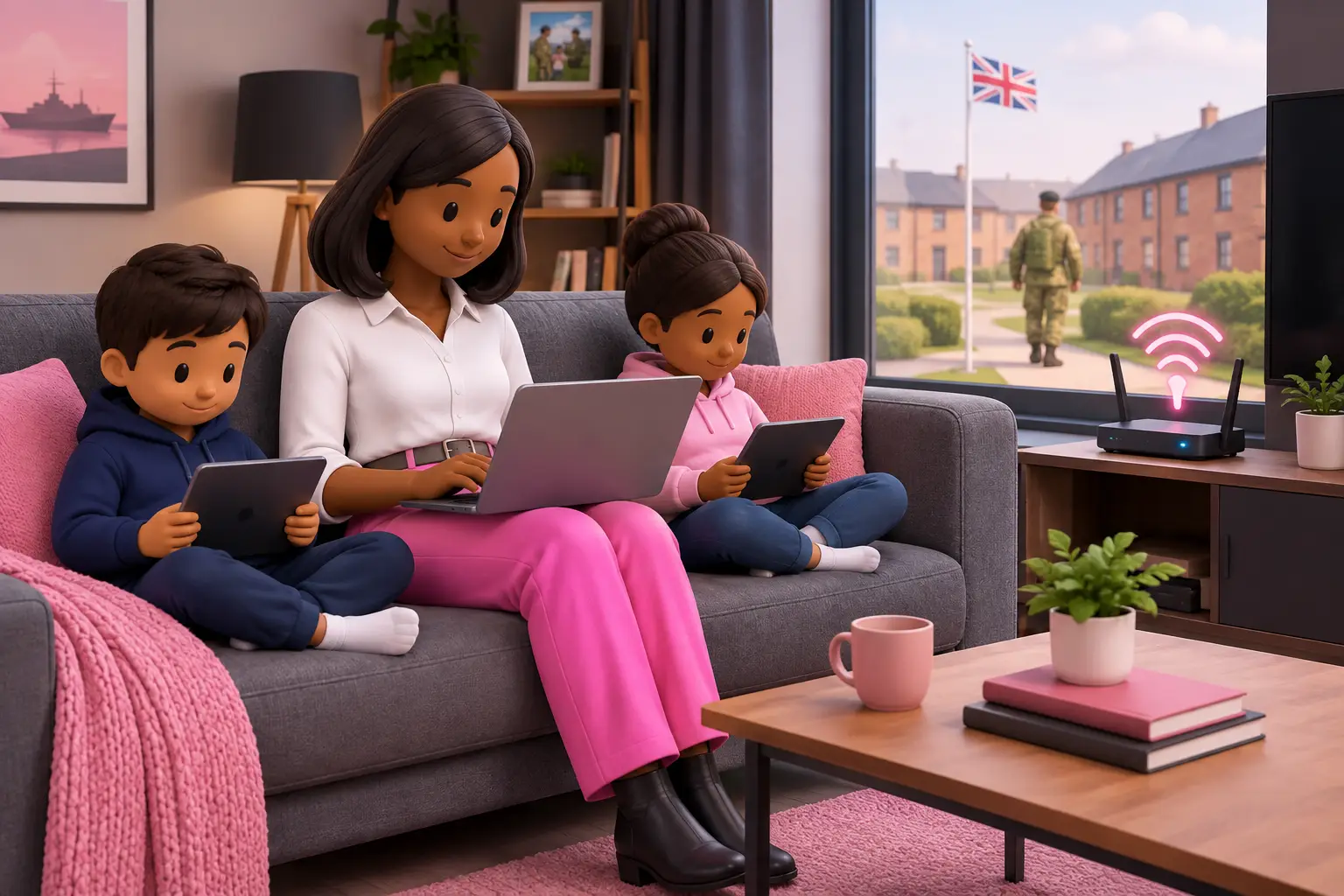 Broadband for Armed Forces Families in UK Service Accommodation