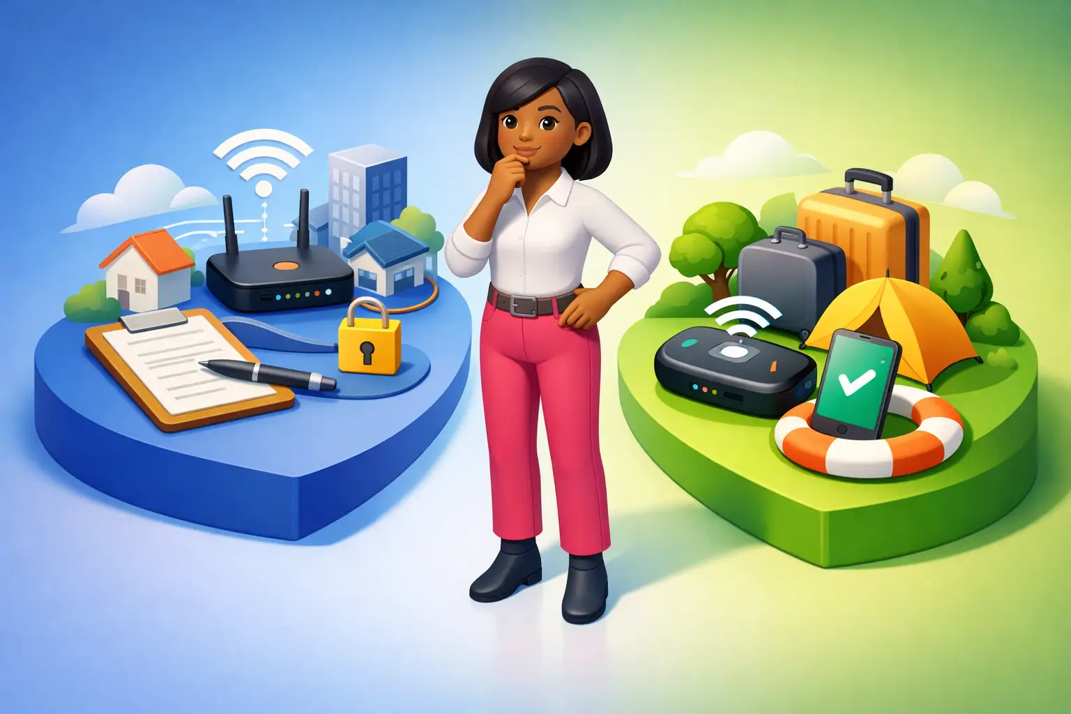Comparing Broadband Contract and Rolling Broadband