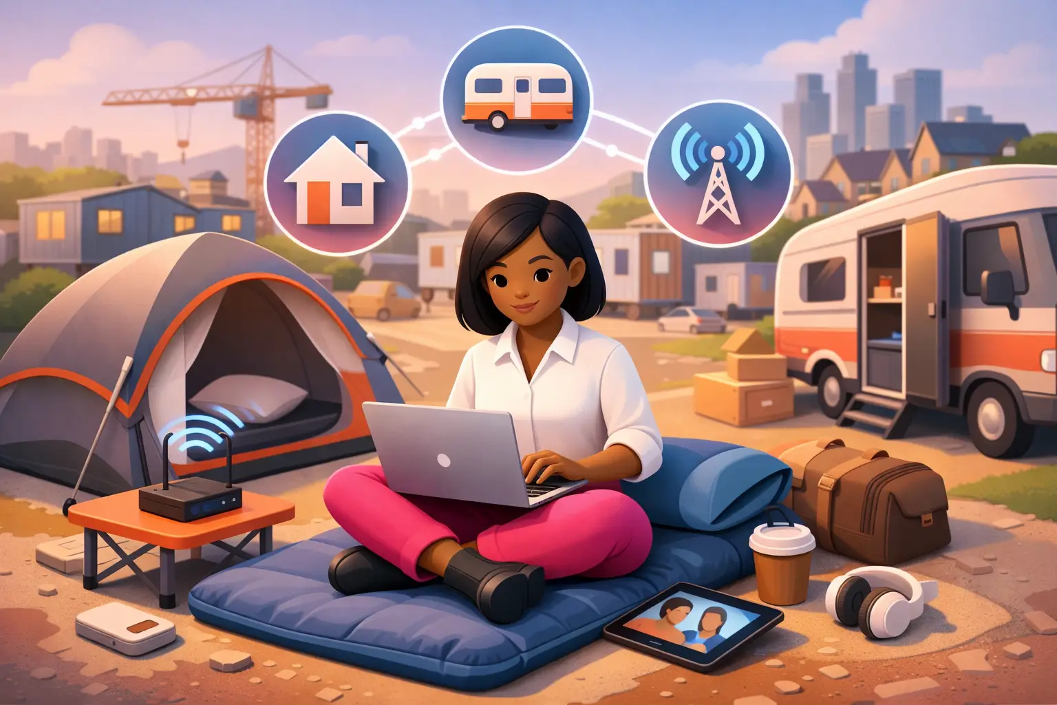 Broadband in Temporary Accommodation With No Fixed Address UK