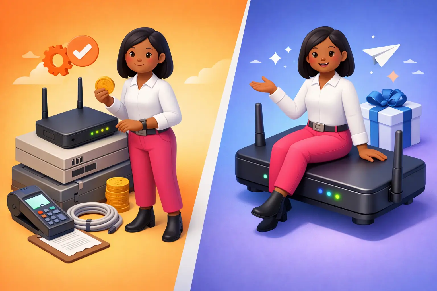 Comparing Broadband With Setup Fee and No Setup Fee
