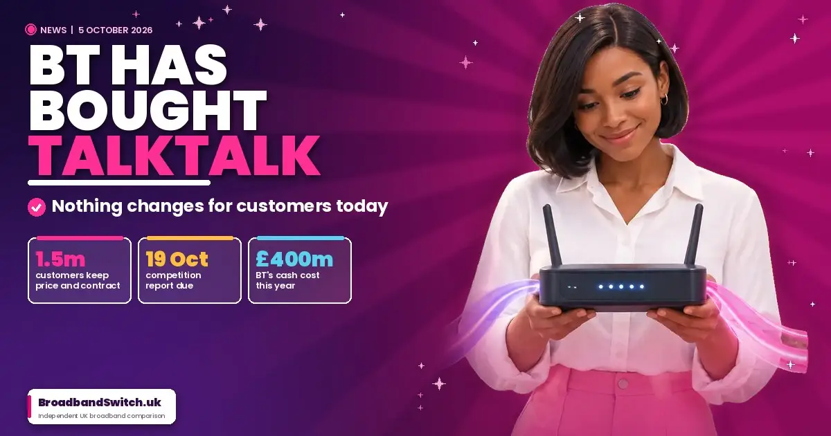 BT has bought TalkTalk