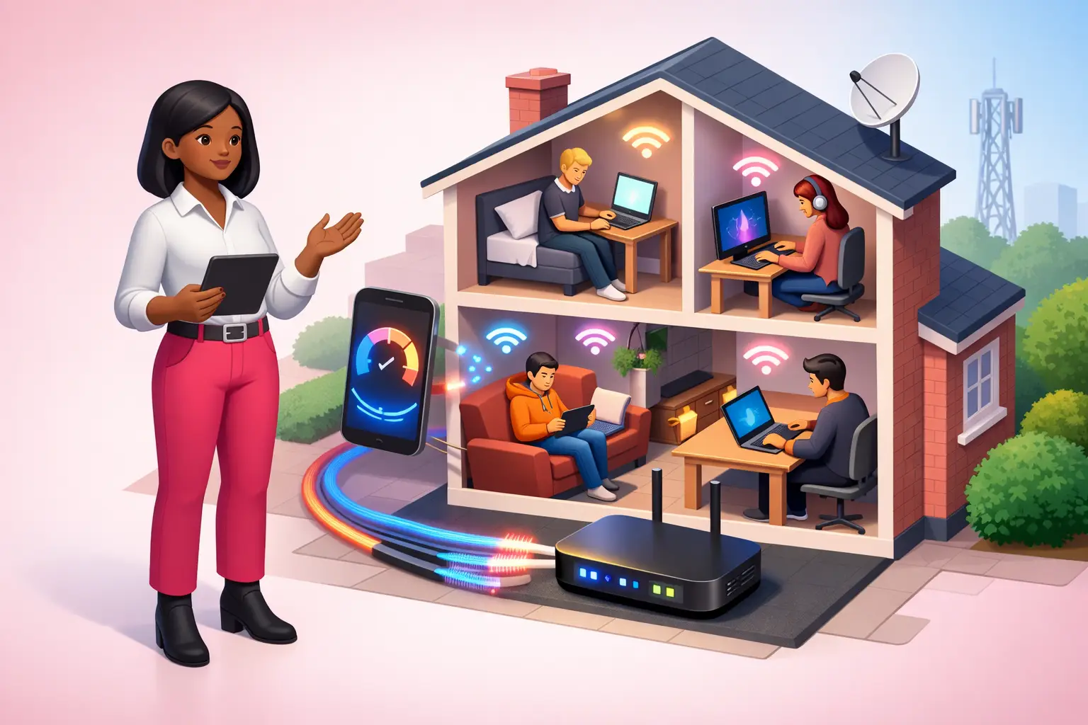 Broadband for Landlords Running a House in Multiple Occupation