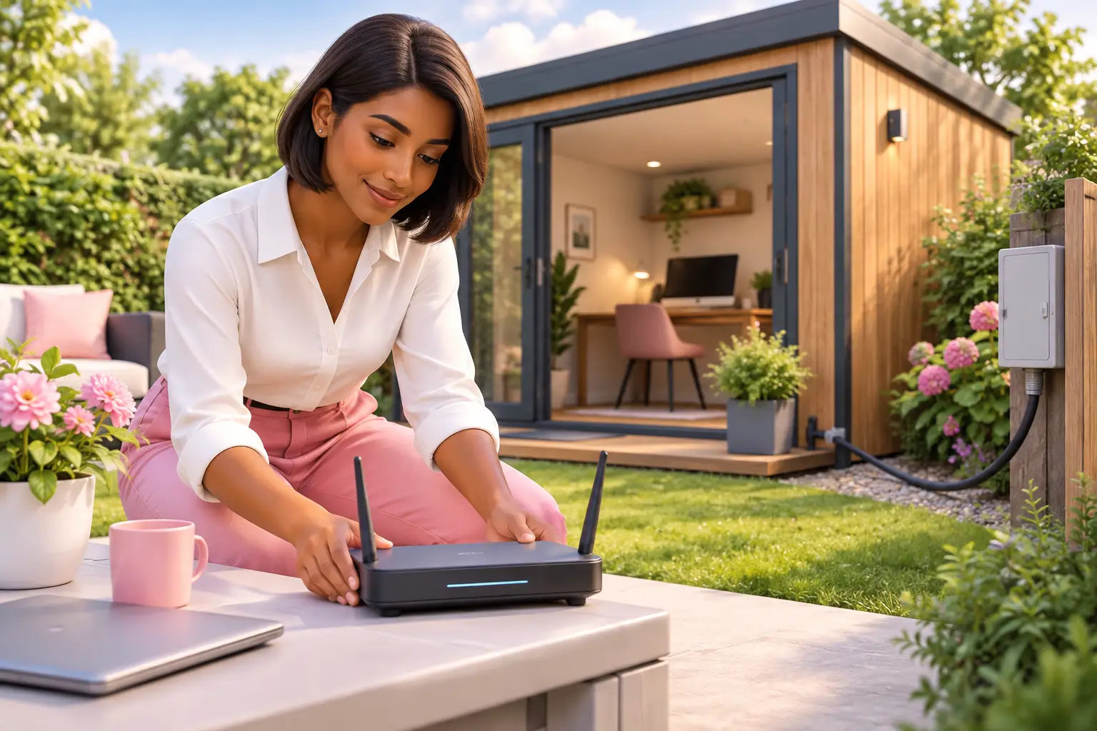 How to Get Broadband to a Garden Room or Outbuilding