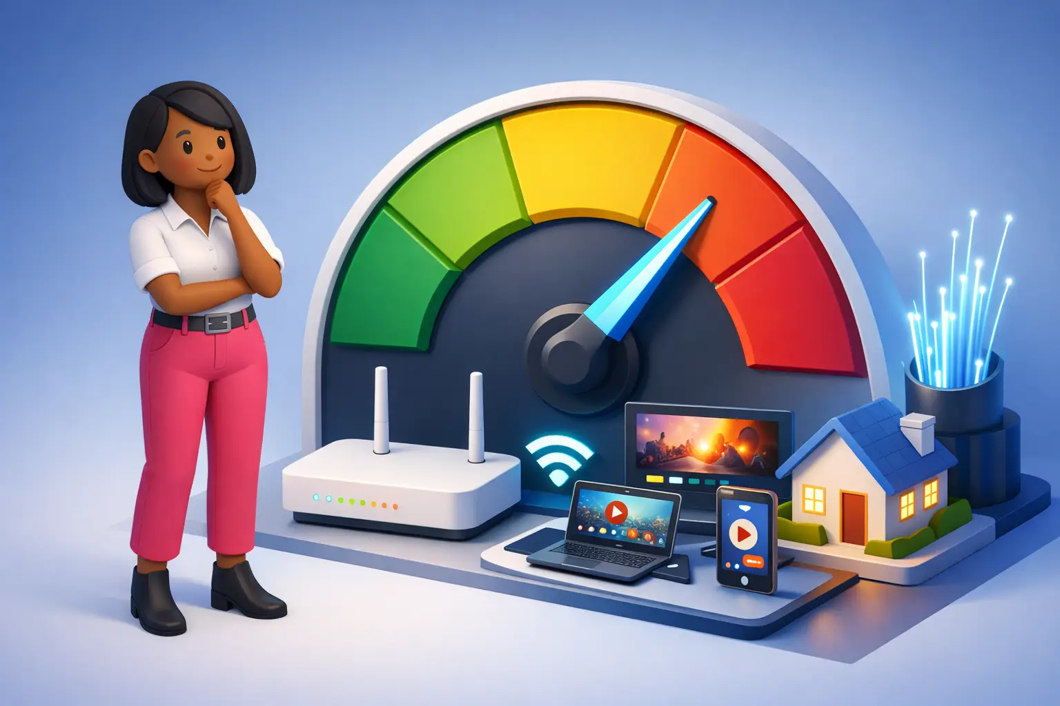 Whether a 900Mbps broadband package is more than most homes need