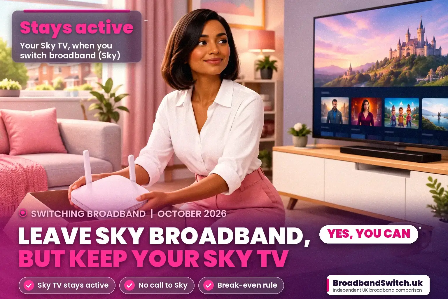 Leave Sky Broadband, Keep Sky TV