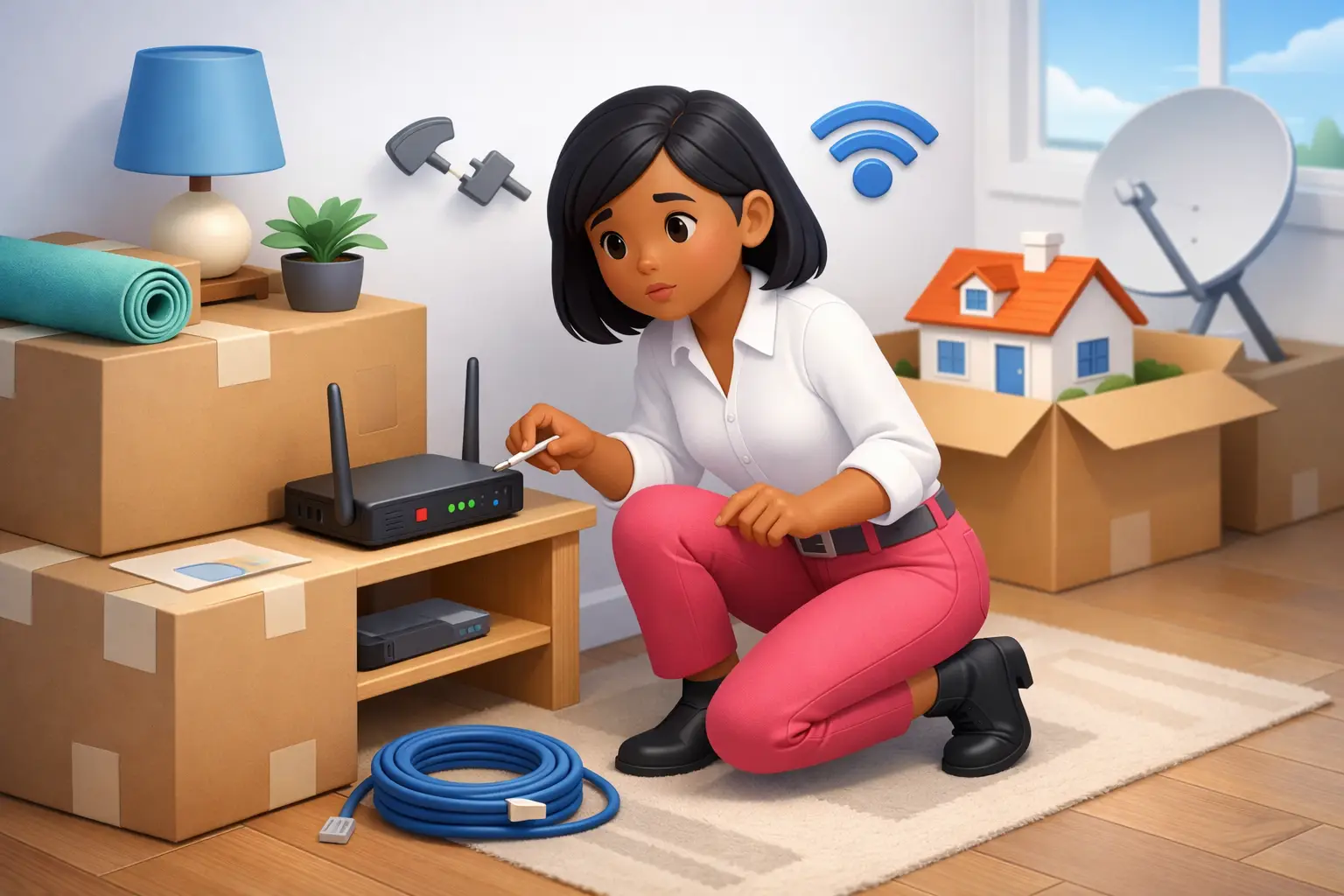 What to check with broadband when moving home