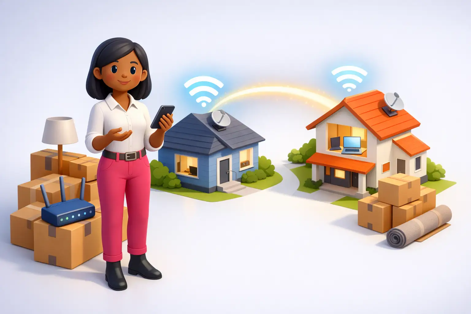 Keeping broadband active when moving home