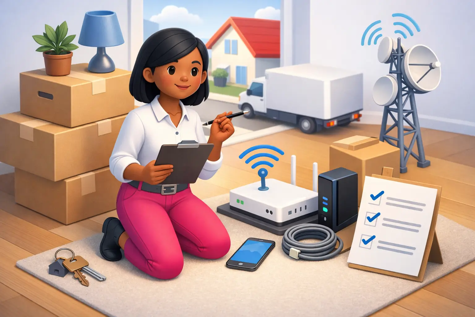 Moving House Broadband Checklist for UK Customers