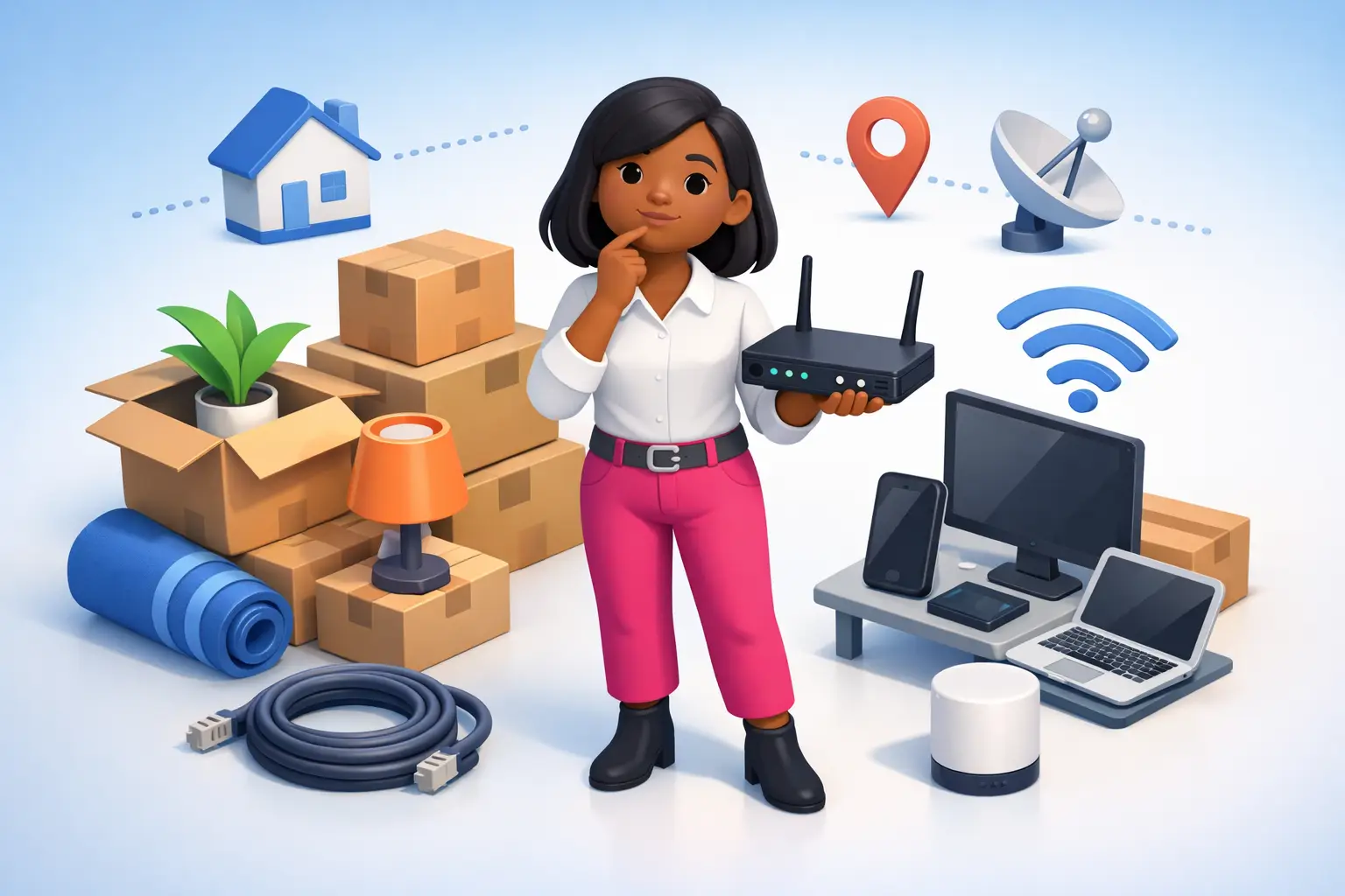 Sorting out broadband when moving home soon