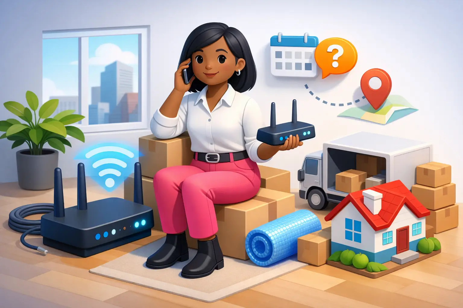 When to tell your broadband provider you are moving