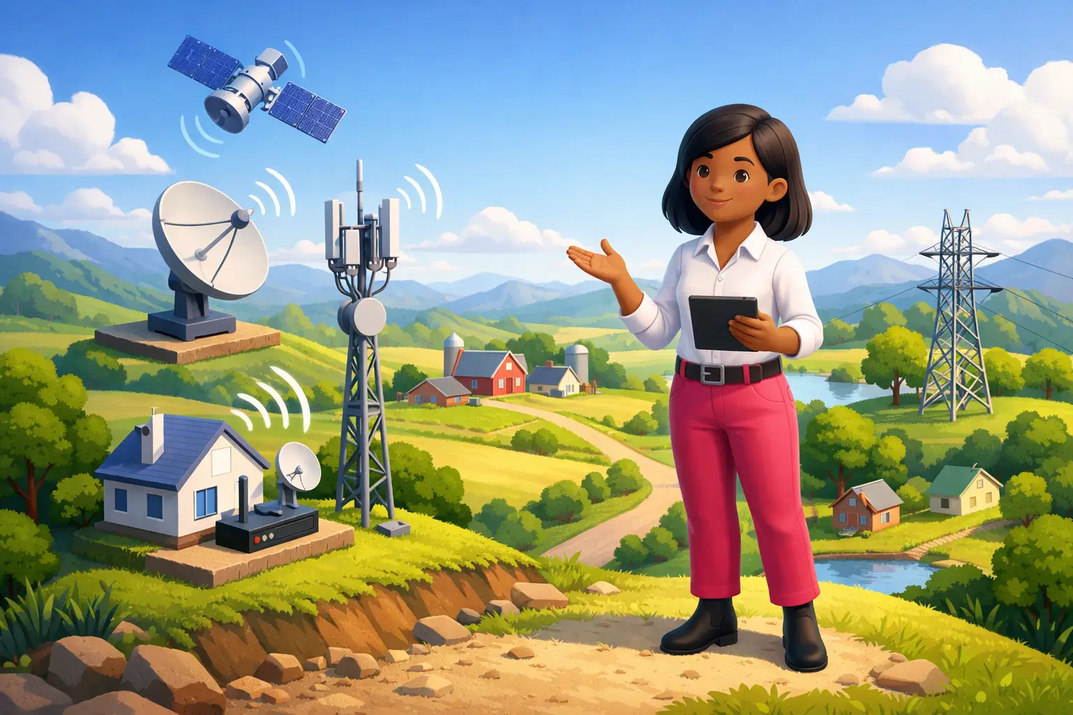 Rural broadband options when fibre isn't available
