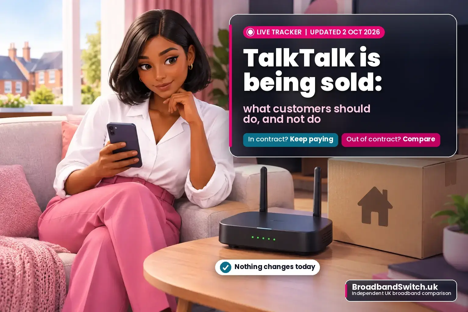 TalkTalk is being sold
