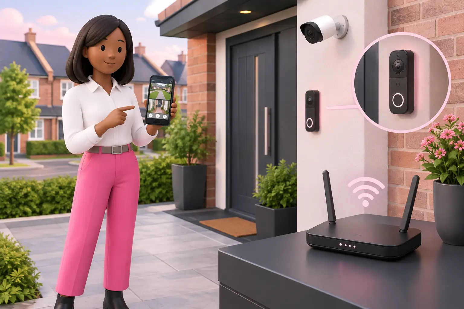 UK Broadband for Security Cameras and Video Doorbells