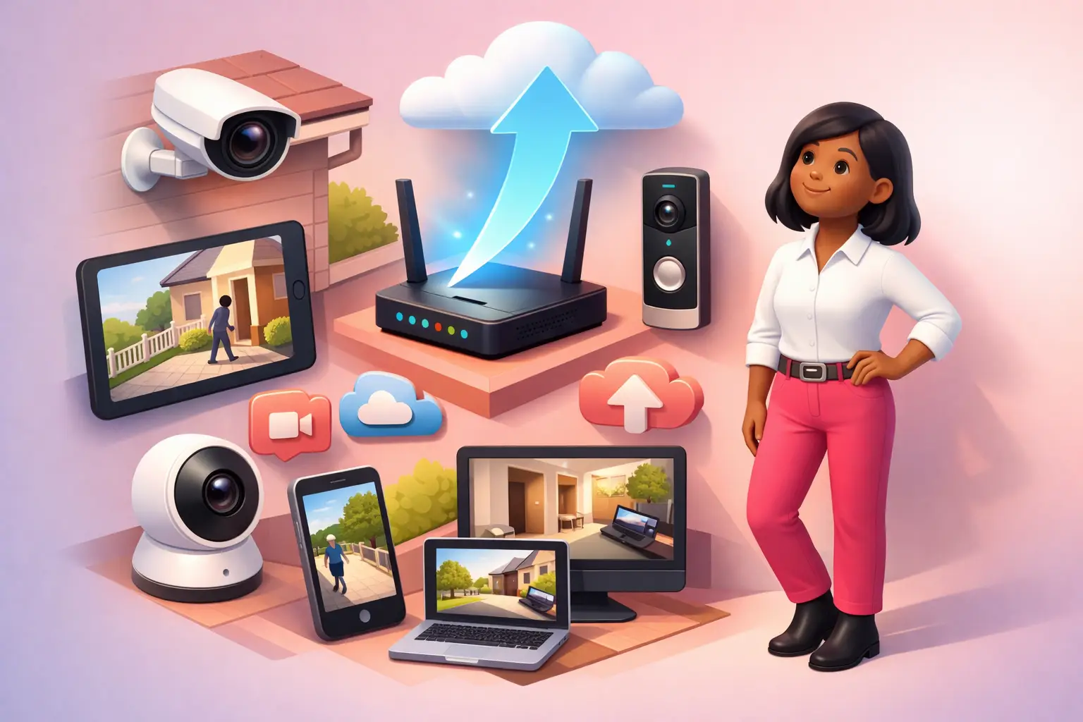 Upload Speed for Home Security Cameras and Video Doorbells