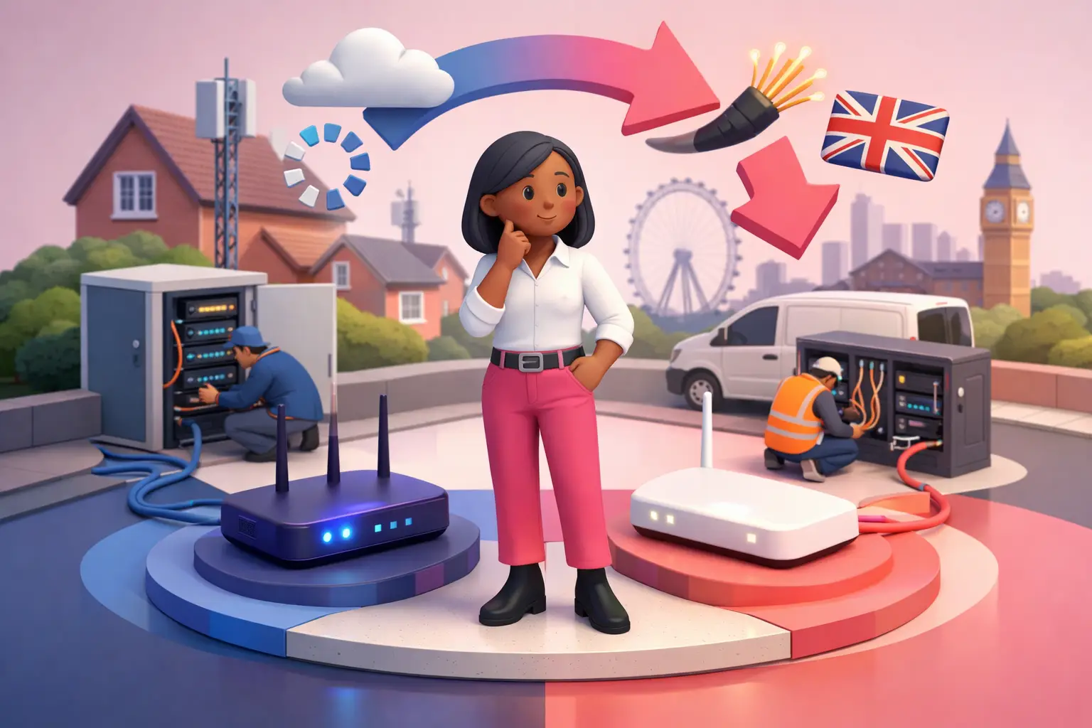 What Happens on Broadband Switch Day in the UK
