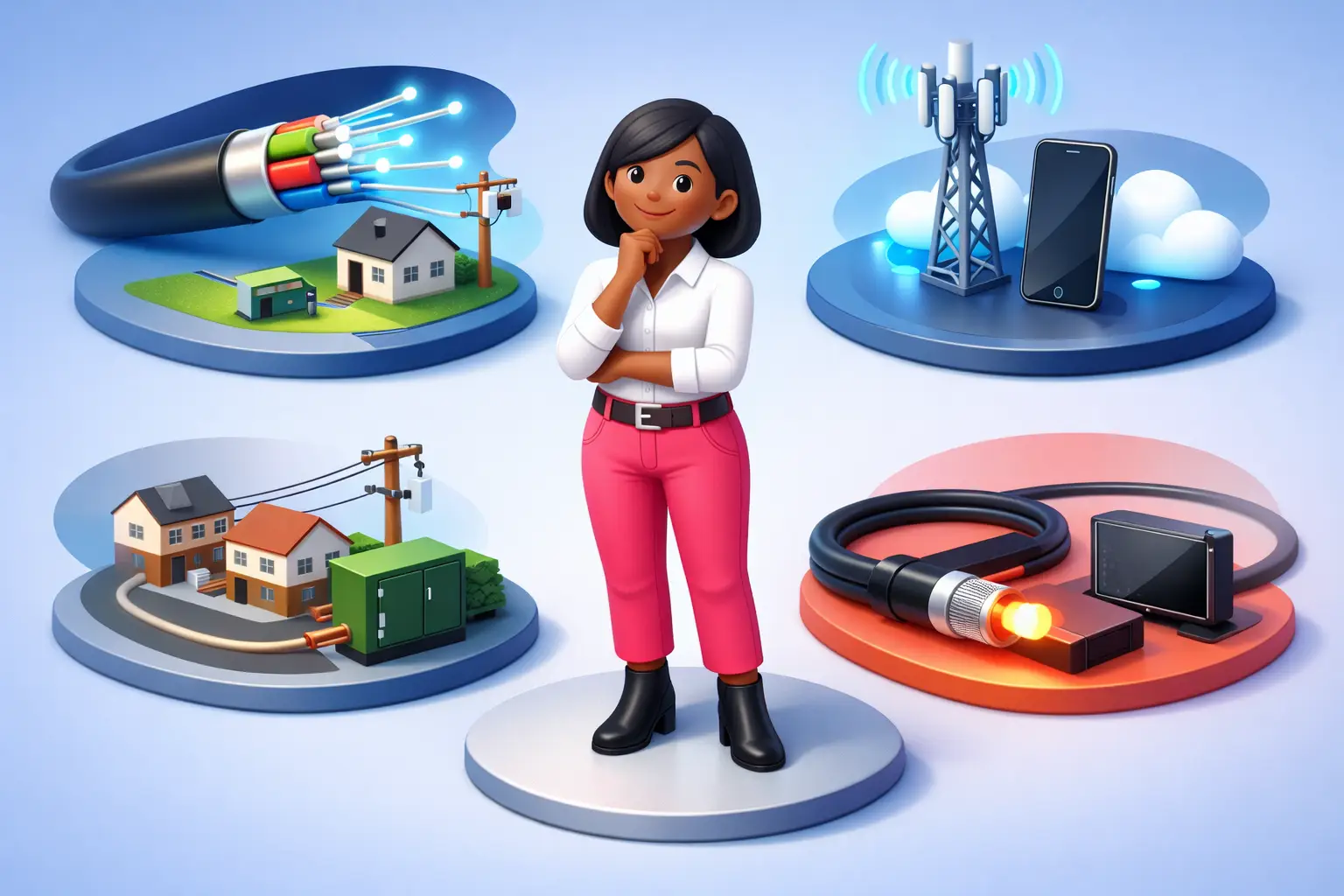 How FTTP, FTTC, 5G and cable broadband compare on speed