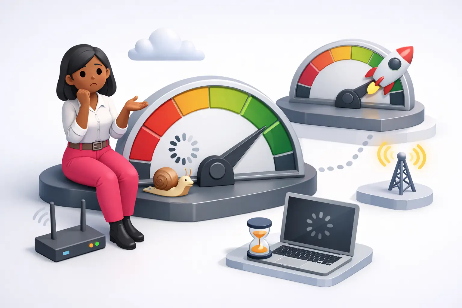 Why home broadband can run slower than its advertised speed